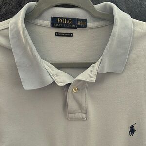 Polo by Ralph Lauren Light Gray Men's Polo Shirt